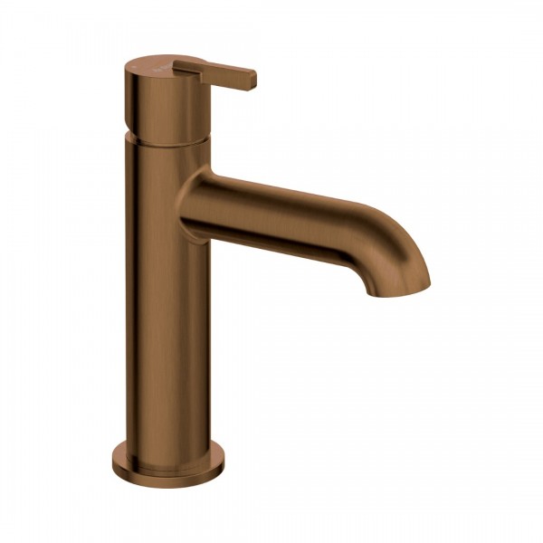 Deante Silia bateria umywalkowa stojąca brąz szczotkowany BQS_C20M