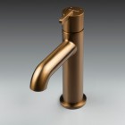 Deante Silia bateria umywalkowa stojąca brąz szczotkowany BQS_C20M