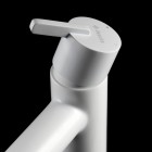 Deante Silia bateria umywalkowa wysoka stojąca biały mat BQS_A20K