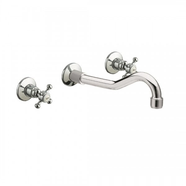 Reitano Antea bateria umywalkowa podtynkowa wylewka 20 cm retro chrom 352/CH