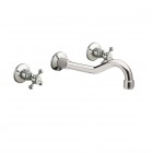 Reitano Antea bateria umywalkowa podtynkowa wylewka 20 cm retro chrom 352/CH