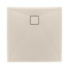 Deante Correo brodzik kwadratowy 90 cm beżowy KQR_541B