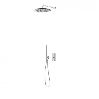 Oltens Hadsel zestaw prysznicowy podtynkowy deszczownica 30 cm chrom 36625100