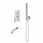 Oltens Hadsel zestaw wannowo-prysznicowy podtynkowy chrom 36626100