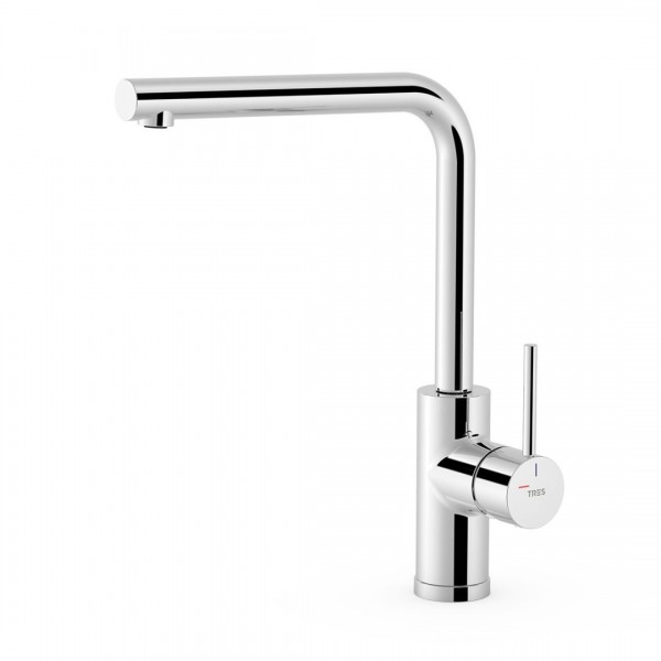 Tres bateria kuchenna stojąca chrom 23044006