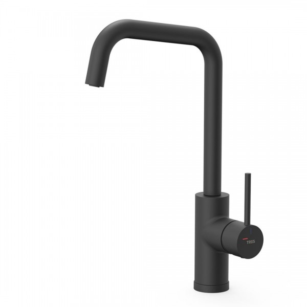 Tres bateria kuchenna stojąca czarny mat 23044007NM