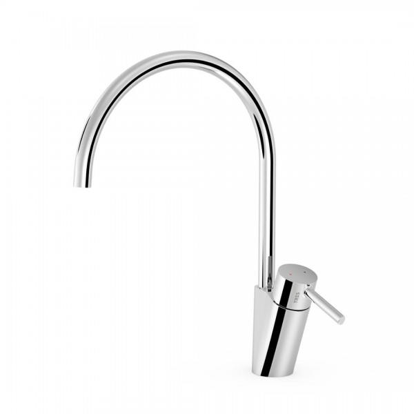 Tres Alplus bateria kuchenna stojąca chrom 183341