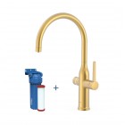 Tres bateria kuchenna z zestawem filtrującym złoty mat 23045301OM