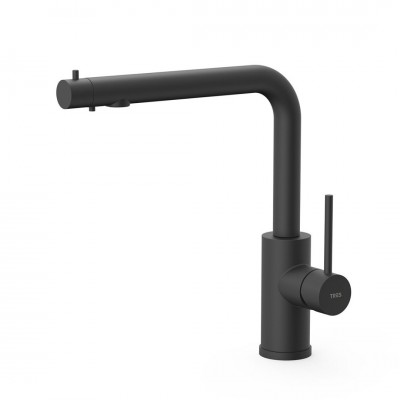 Tres bateria kuchenna stojąca do podłączenia zestawu filtrującego czarny mat 23045303NM