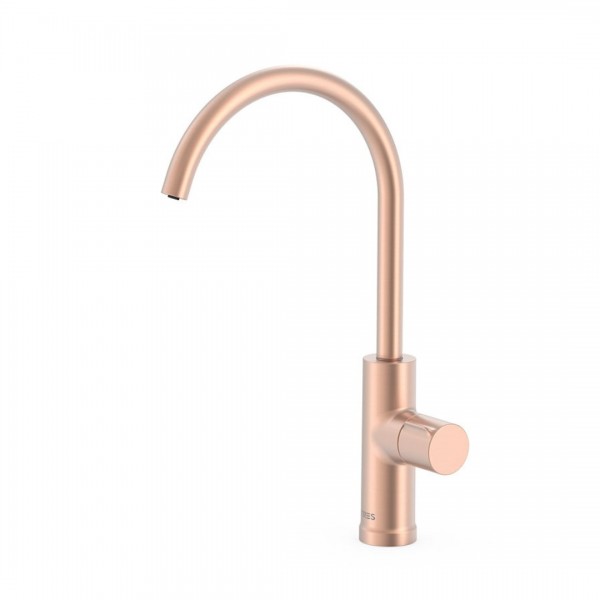 Tres bateria do wody filtrowanej stojąca do podłączenia zestawu filtrującego złoto różowe mat 23050301OPM