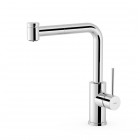 Tres Top Tres bateria kuchenna stojąca z wyciąganą wylewką chrom 162438