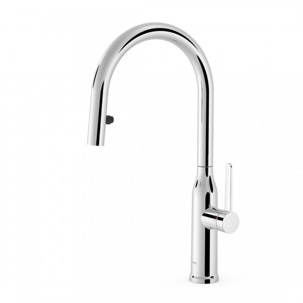 Tres bateria kuchenna stojąca z wyciąganą wylewką chrom 23043802