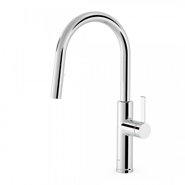 Tres bateria kuchenna stojąca z wyciąganą wylewką chrom 23043804