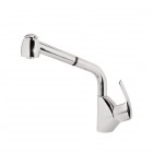 Tres Essential bateria kuchenna stojąca z wyciąganą wylewką chrom 06944401