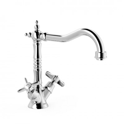 Tres Clasic Tres bateria kuchenna stojąca chrom 24234201