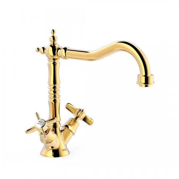 Tres Clasic Tres bateria kuchenna stojąca złota 24234201OR