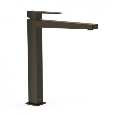 Tres Slim bateria umywalkowa stojąca wysoka czarny brąz 20210305KMB