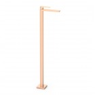 Tres Slim bateria umywalkowa wolnostojąca złoto różowe mat 20285301OPM
