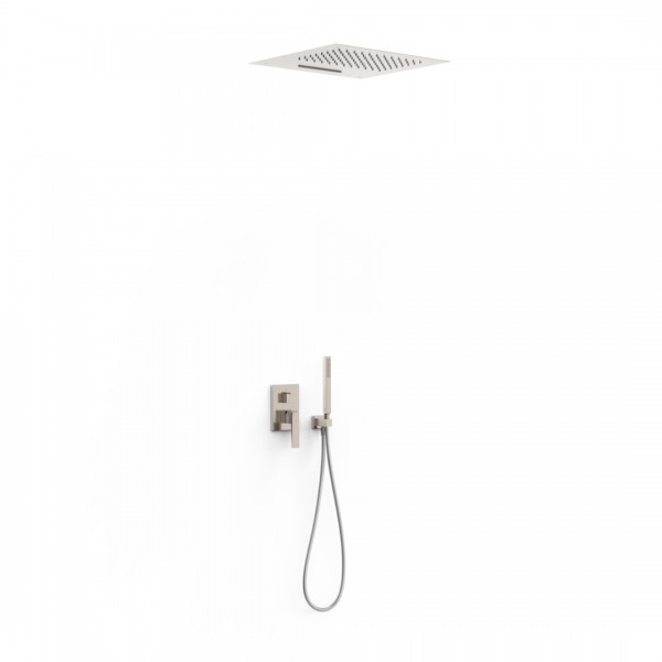 Tres Slim zestaw prysznicowy podtynkowy deszczownica 50x50 cm stal 20227302AC