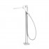 Tres Slim bateria wannowa wolnostojąca chrom 20247001