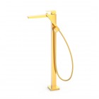 Tres Slim bateria wannowa wolnostojąca złoty połysk 20247001OR