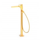 Tres Slim bateria wannowa wolnostojąca złoty mat 20247001OM