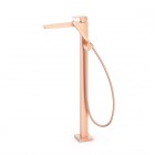 Tres Slim bateria wannowa wolnostojąca złoto różowe mat 20247001OPM