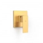 Tres Cuadro bateria prysznicowa podtynkowa złoty mat 10627810OM