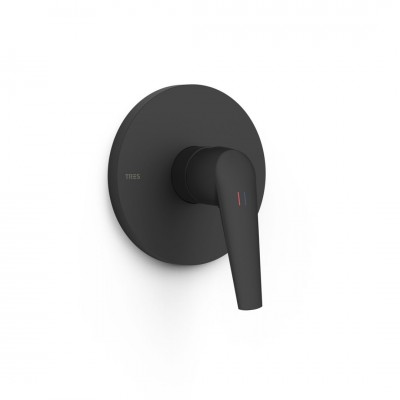 Tres Fuji bateria prysznicowa podtynkowa czarny mat 28127810NM