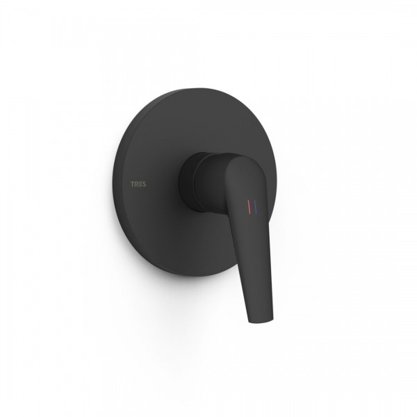 Tres Fuji bateria prysznicowa podtynkowa czarny mat 28127810NM