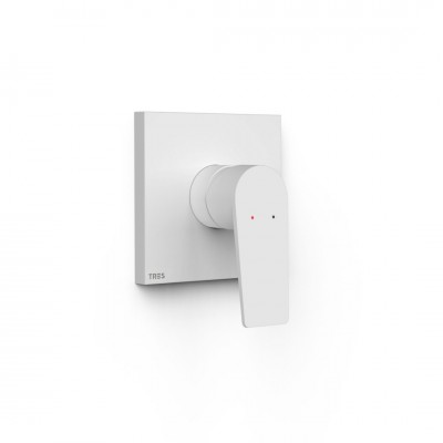 Tres Project bateria prysznicowa podtynkowa biały mat 21127810BM