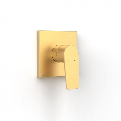 Tres Project bateria prysznicowa podtynkowa złoty mat 21127810OM