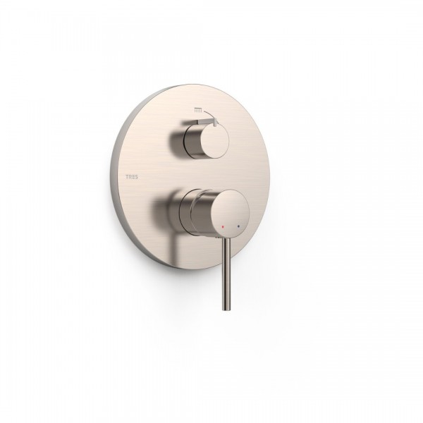 Tres Study bateria wannowo-prysznicowa podtynkowa stal 26228110AC