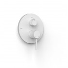 Tres Study bateria wannowo-prysznicowa podtynkowa biały mat 26228110BM