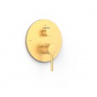 Tres Study bateria wannowo-prysznicowa podtynkowa 3 wyjścia złoty mat 26227310OM