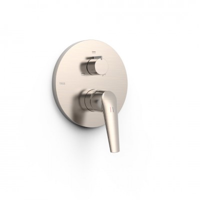 Tres Fuji bateria wannowo-prysznicowa podtynkowa 3 wyjścia stal 28127310AC