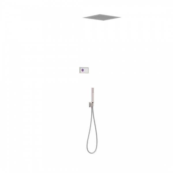 Tres Shower Technology zestaw prysznicowy podtynkowy deszczownica 38 cm stal 09286552AC
