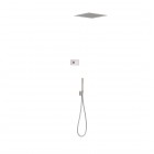 Tres Shower Technology zestaw prysznicowy podtynkowy deszczownica 38 cm stal 09286552AC