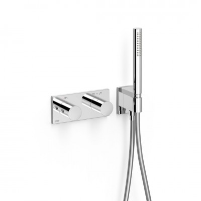 Tres B-System zestaw prysznicowy termostatyczny podtynkowy chrom 30735201