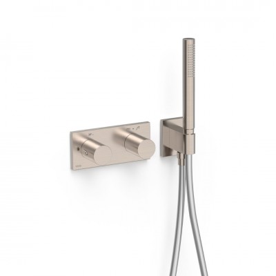 Tres B-System zestaw prysznicowy termostatyczny podtynkowy stal 30735201AC