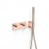Tres B-System zestaw prysznicowy termostatyczny podtynkowy złoto różowe 30735201OP