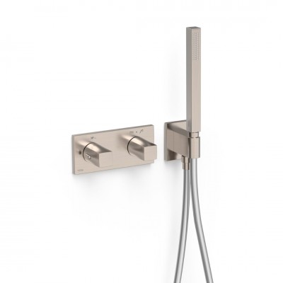 Tres B-System zestaw prysznicowy termostatyczny podtynkowy stal 30725201AC