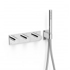 Tres B-System zestaw prysznicowy termostatyczny podtynkowy chrom 30735301