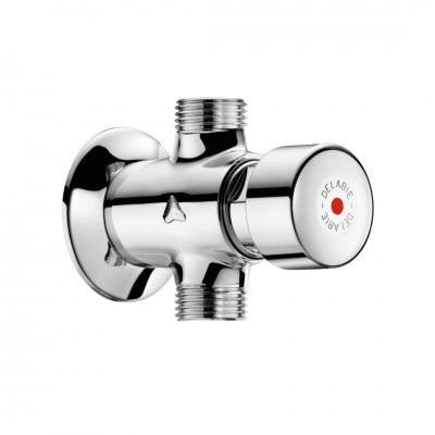 Delabie Tempostop zawór czasowy natryskowy natynkowy do wody zmieszanej chrom 747000