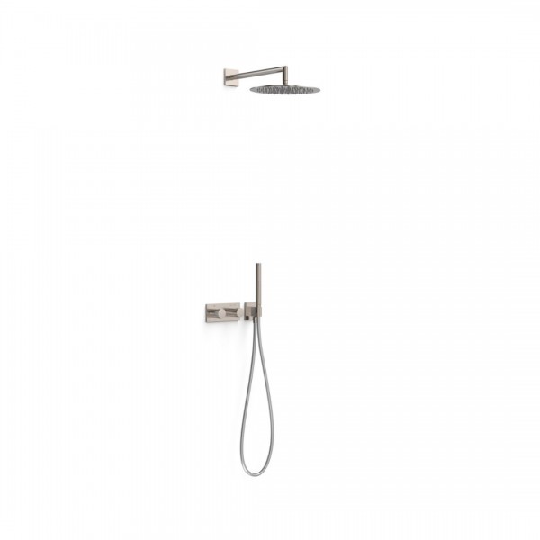 Tres B-System zestaw prysznicowy termostatyczny podtynkowy deszczownica 30 cm stal 30735204AC