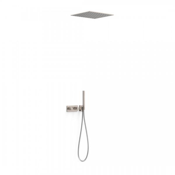 Tres B-System zestaw prysznicowy termostatyczny podtynkowy deszczownica 40,5 cm chrom 30725206AC