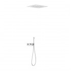 Tres B-System zestaw prysznicowy termostatyczny podtynkowy deszczownica 50 cm chrom 30725208