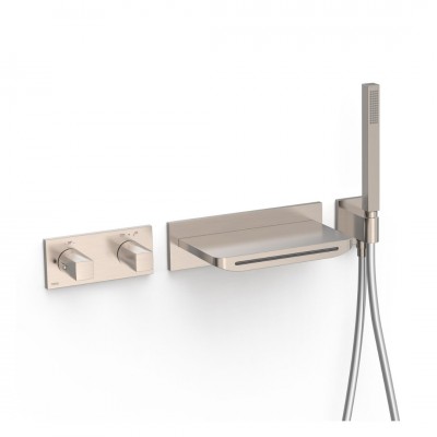 Tres B-System zestaw wannowy termostatyczny podtynkowy stal 30725207AC