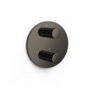 Tres Therm-Box bateria wannowo-prysznicowa termostatyczna podtynkowa czarny metalizowany 26225001KM