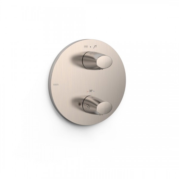 Tres Therm-Box bateria wannowo-prysznicowa termostatyczna podtynkowa stal 28125001AC